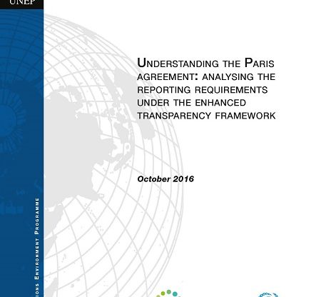 Understanding the Paris agreement: analysing the reporting requirements under the enhanced transparency framework