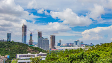Building is still ongoing in the HengQin Island in Southern China. Photo: Shutterstock_China_HelloRF Zcool