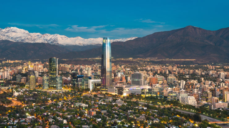 Skyline of Santiago de Chile. Photo: Shutterstock, Jose Luis Stephens