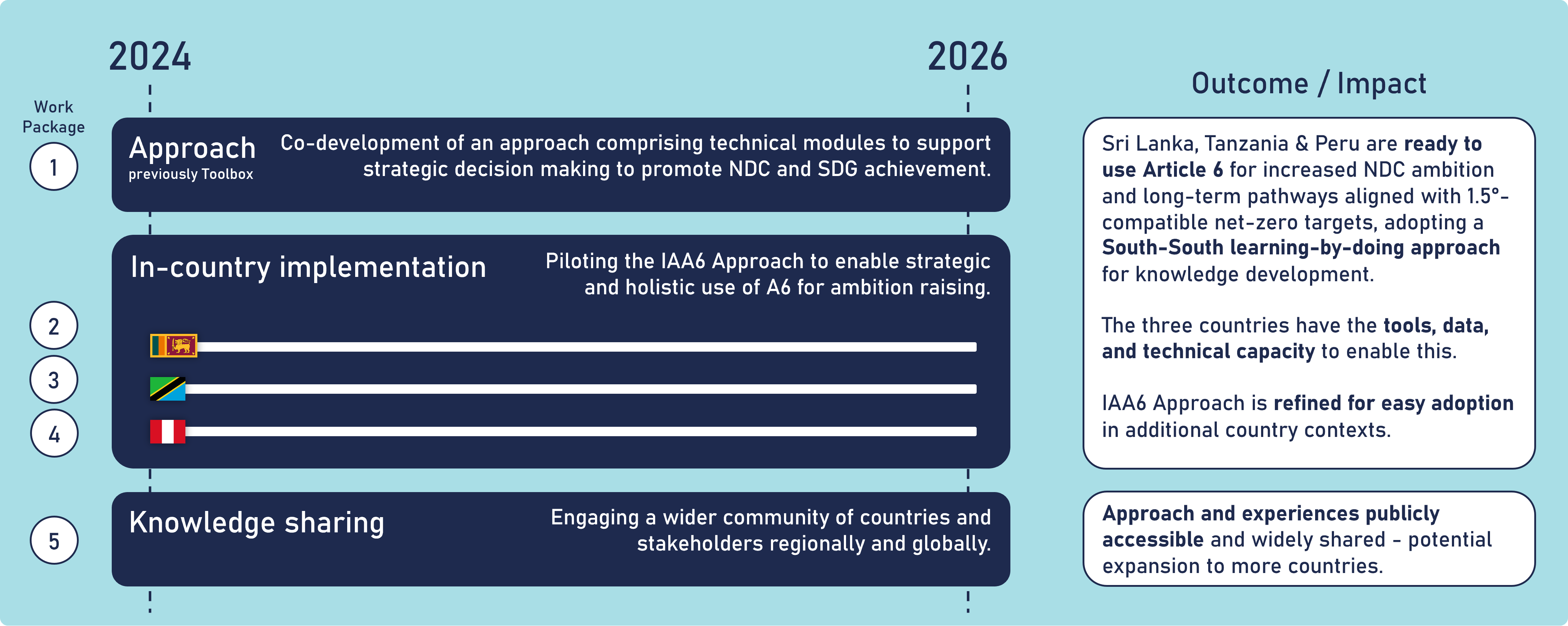 Structure of the IAA6 project